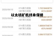 以太坊矿机终身保修 以太坊矿机多久重启一次