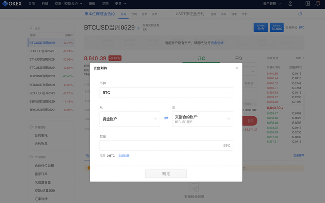 比特币交割合约总权益 比特币永续合约和交割合约