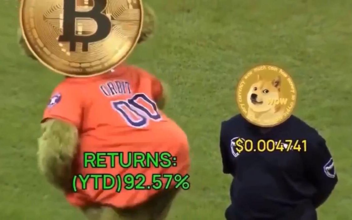 狗狗币比比特币盘都大 狗狗币和比特币走势一样