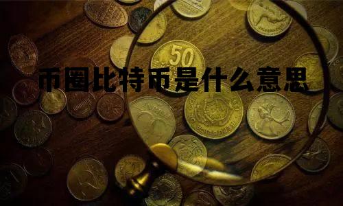 币圈比特币是什么意思 区块链比特币是什么意思